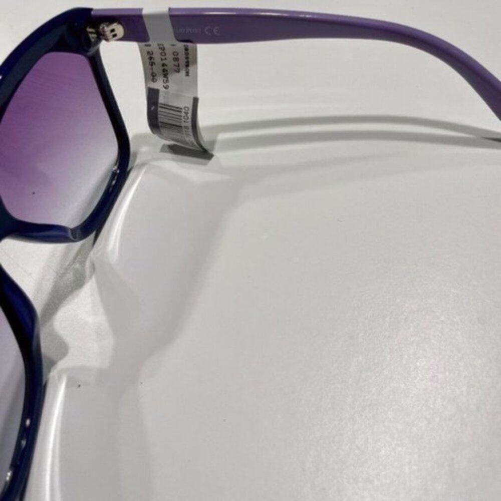 Emilio Pucci 59mm Geometric Sunglasses Purple - Picture 5 of 11